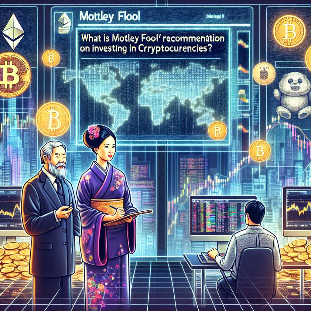 What is Motley Fool's all in stock recommendation for cryptocurrency investors?