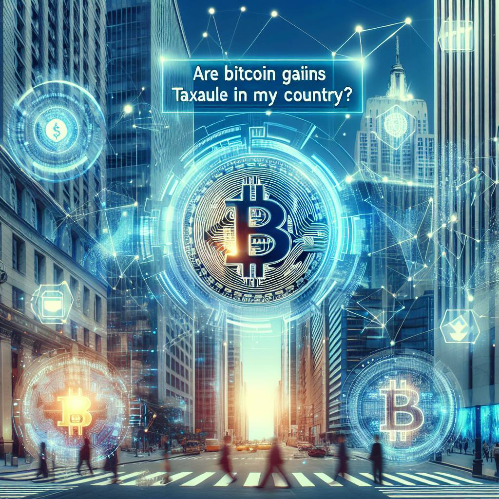 Are bitcoin gains taxable in my country?