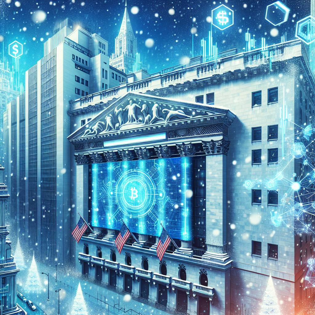 What is the impact of snow on the NYSE and the cryptocurrency market?