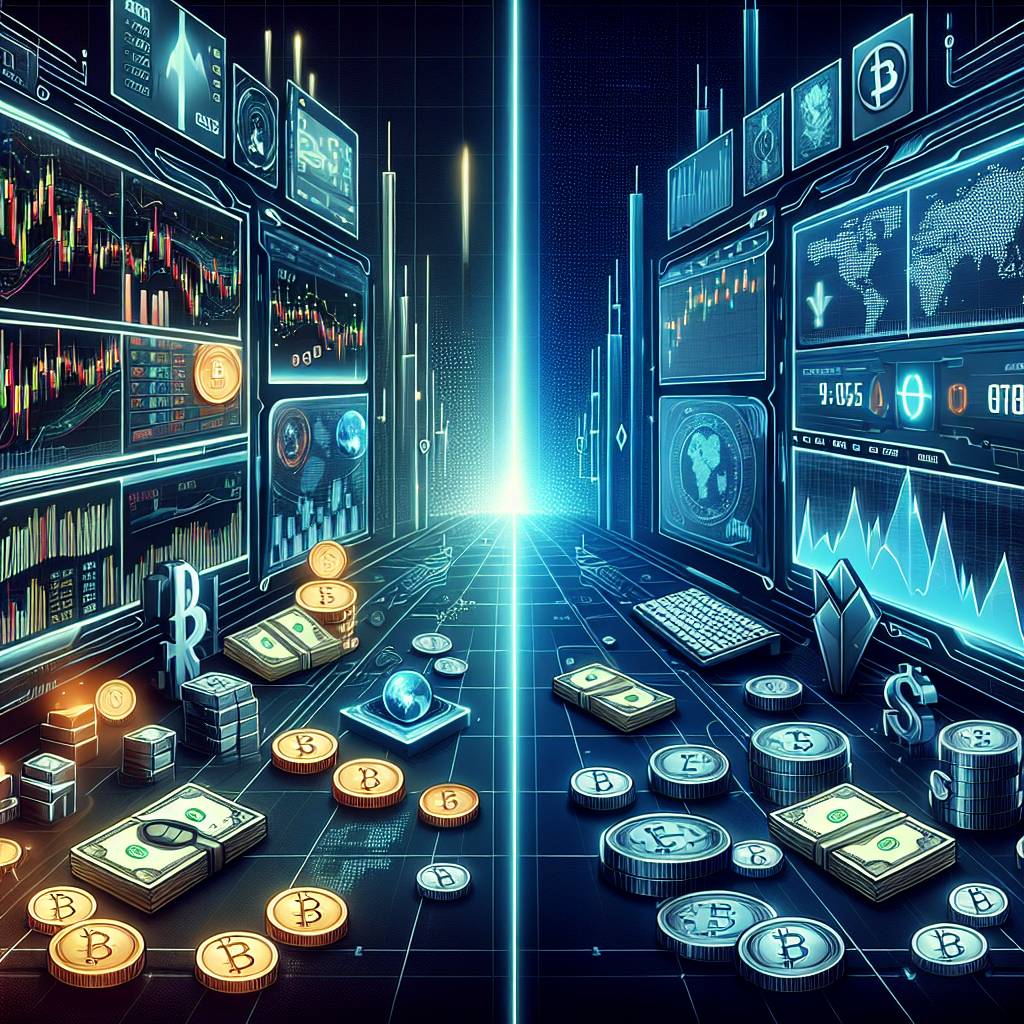 How does leverage and margin differ in cryptocurrency trading compared to traditional forex trading?
