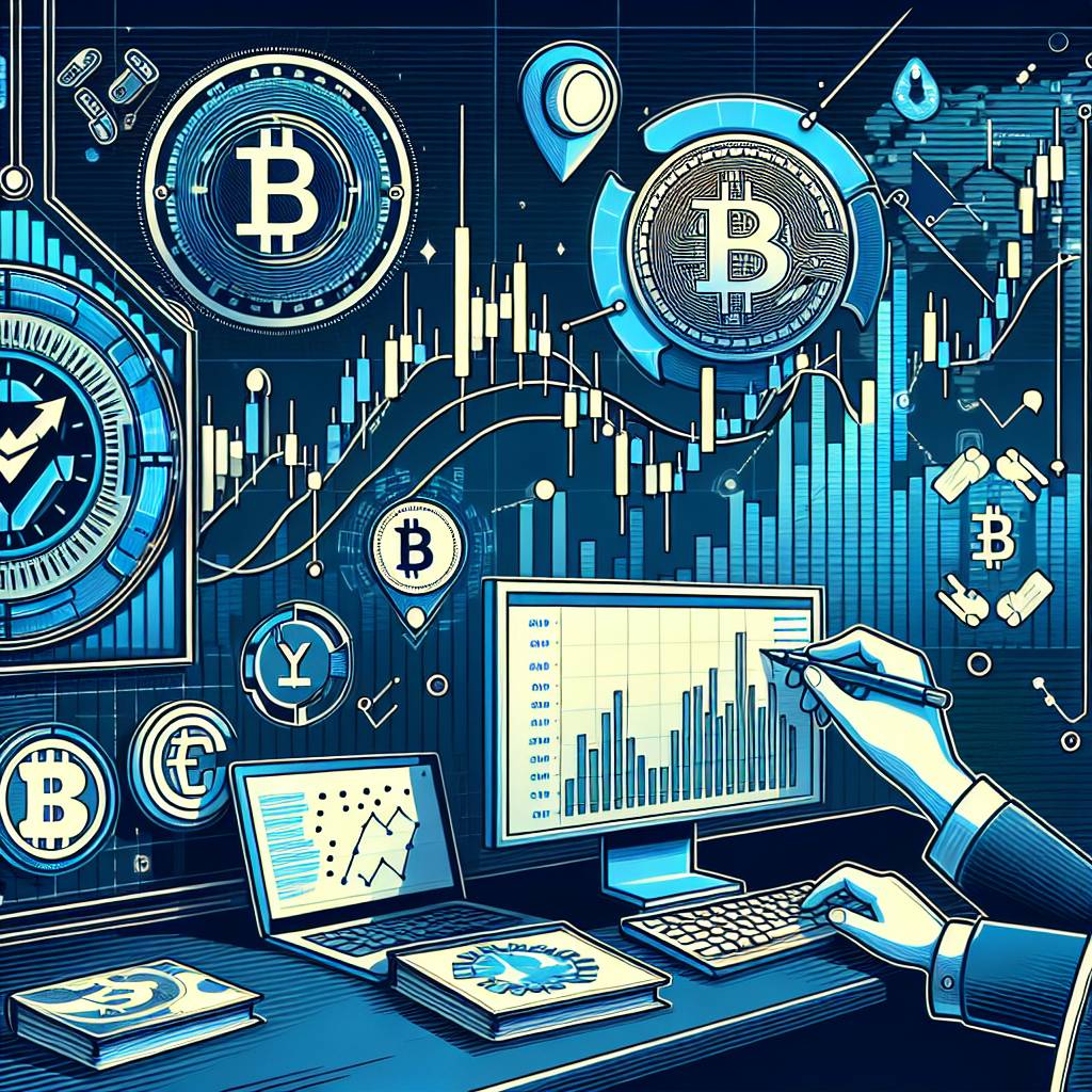 How can bearish stock patterns be used to predict a downtrend in the cryptocurrency market?