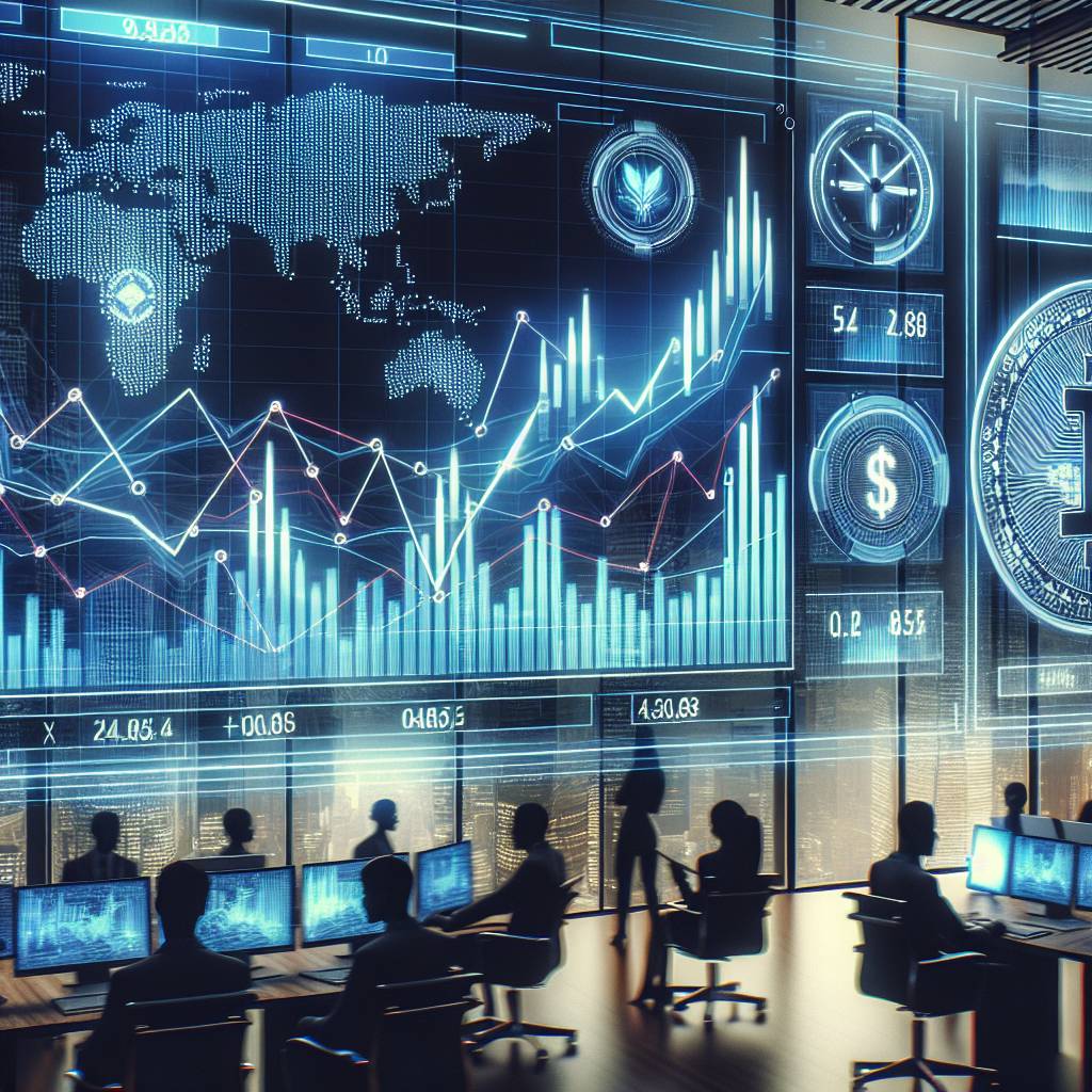 How can I find a chart showing the exchange rate between the US and Canada for popular cryptocurrencies?