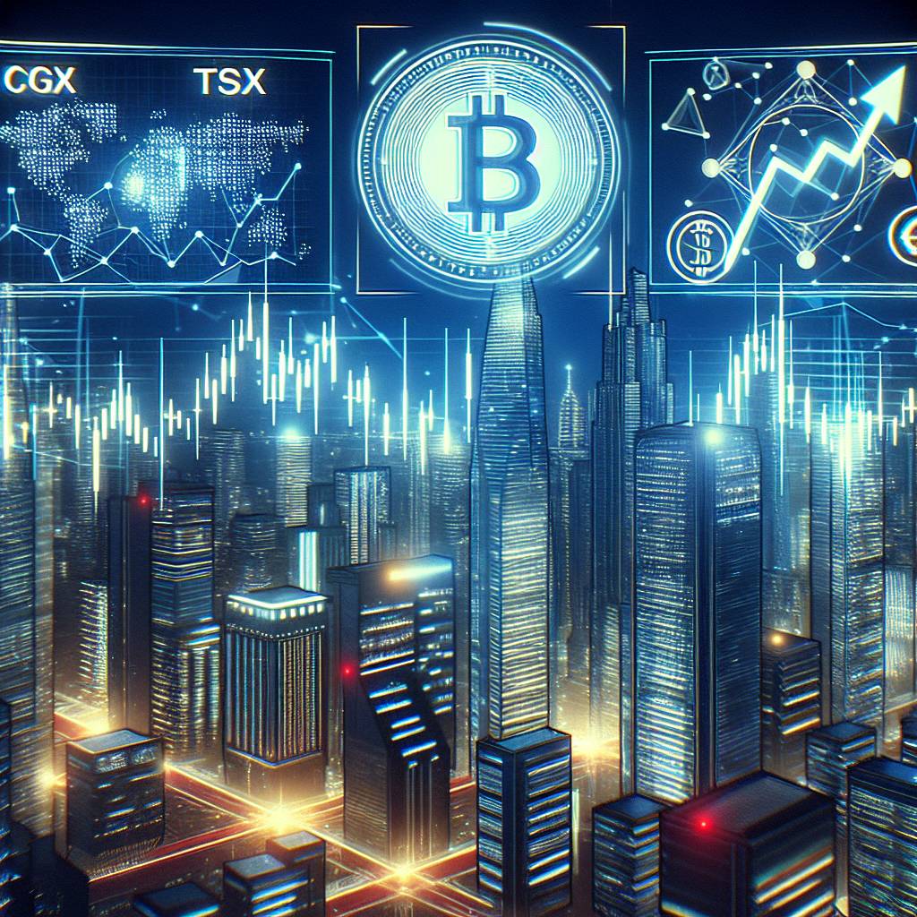 What are the correlations between the S&P/TSX Composite Index and popular cryptocurrencies?