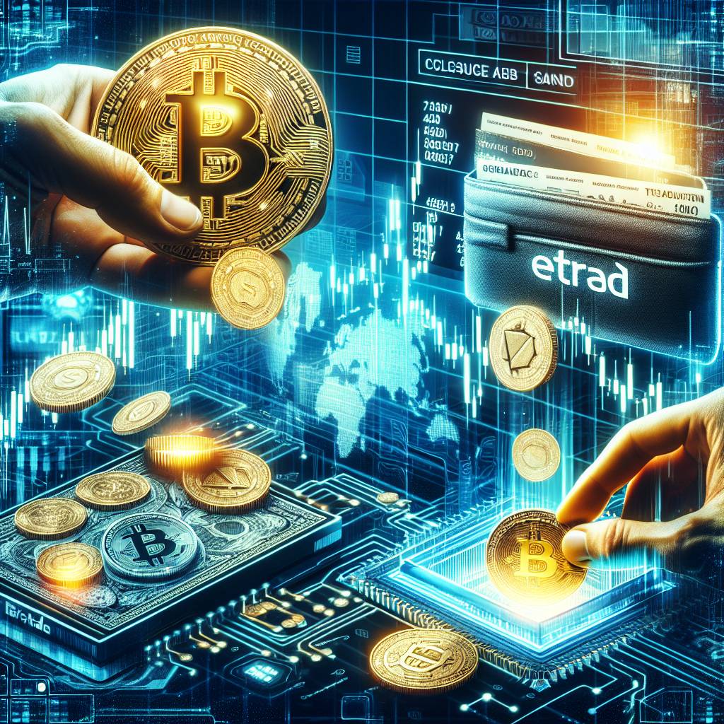 What are the risks and benefits of closing an eTrade account and investing in cryptocurrencies?