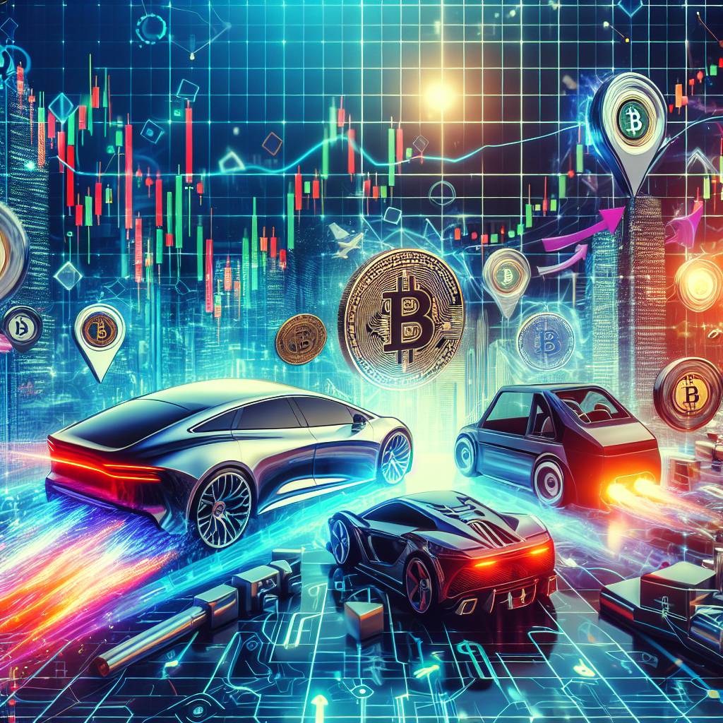 Which cryptocurrencies are most correlated with TSLA according to TradingView?