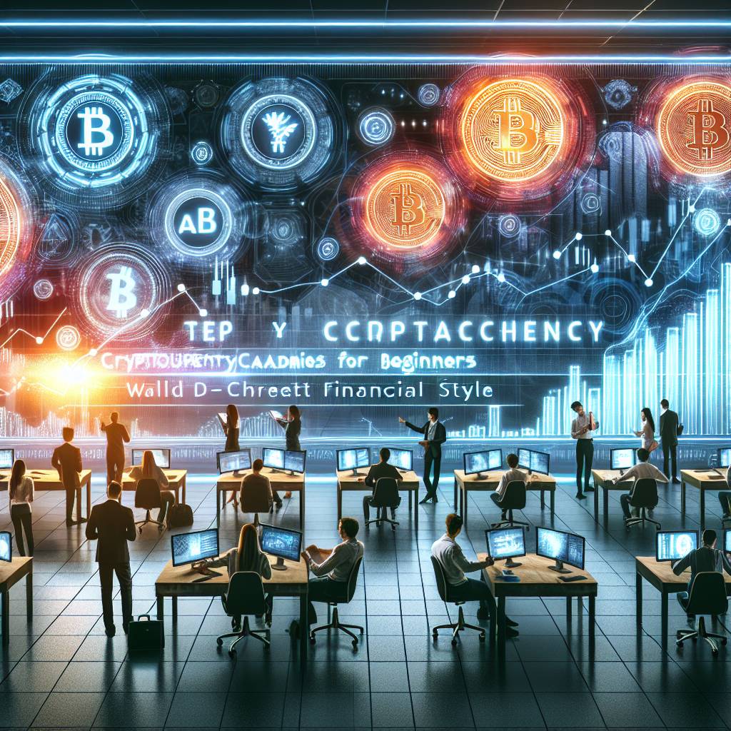What are the top cryptocurrency academies for beginners?