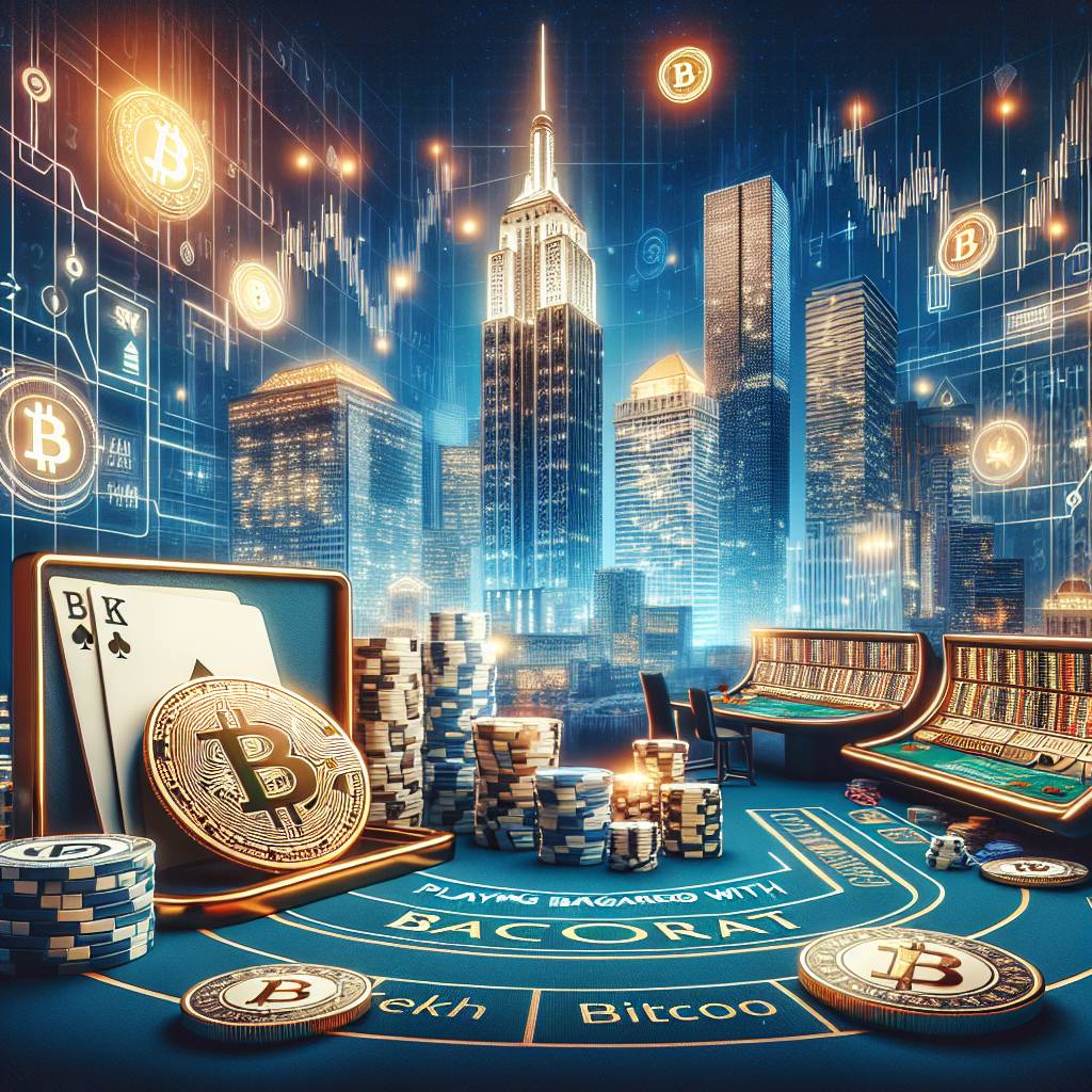 What are the advantages of playing baccarat at an online bitcoin casino?