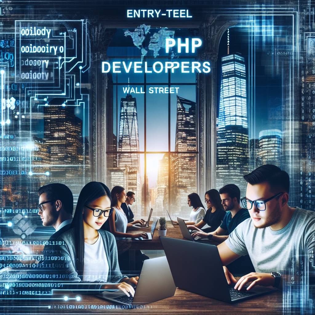 What is the average salary for entry-level PHP developers in the cryptocurrency industry?