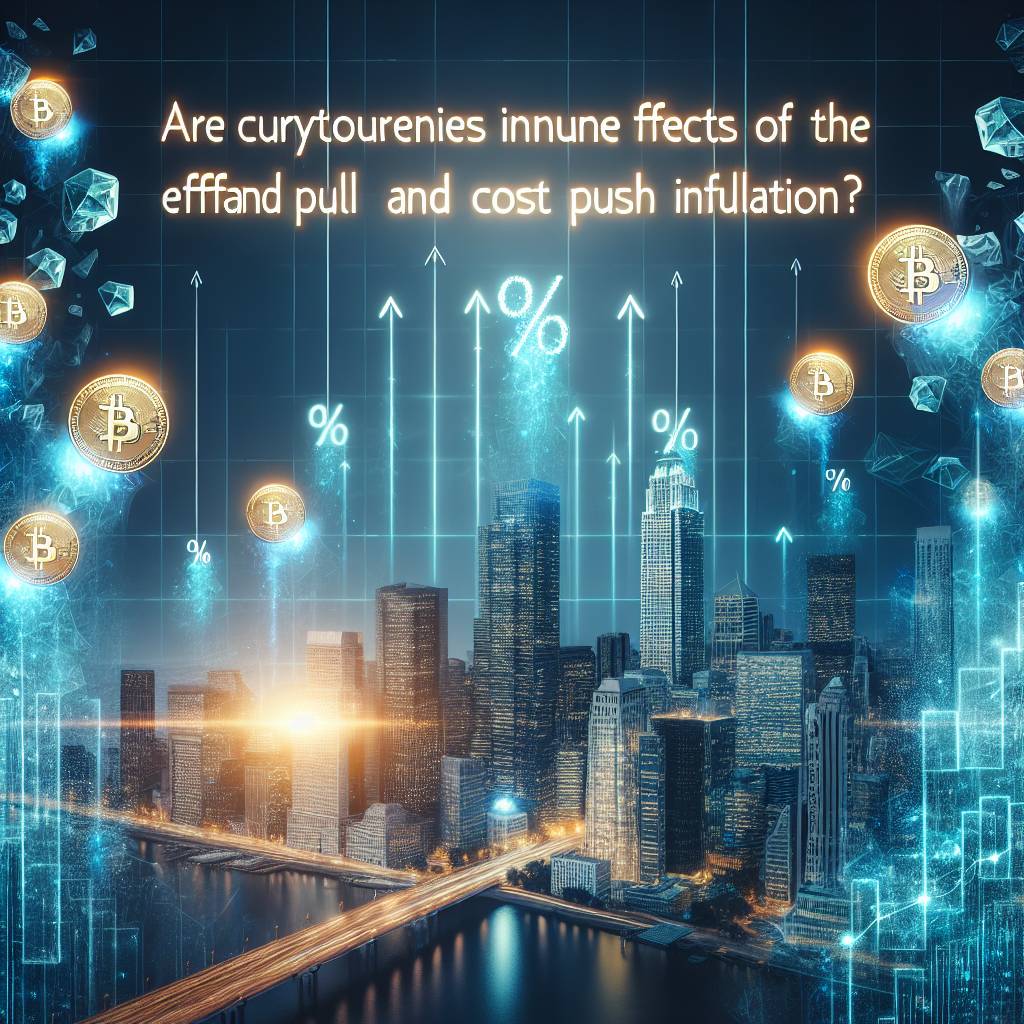 Are cryptocurrencies immune to the effects of demand pull inflation?