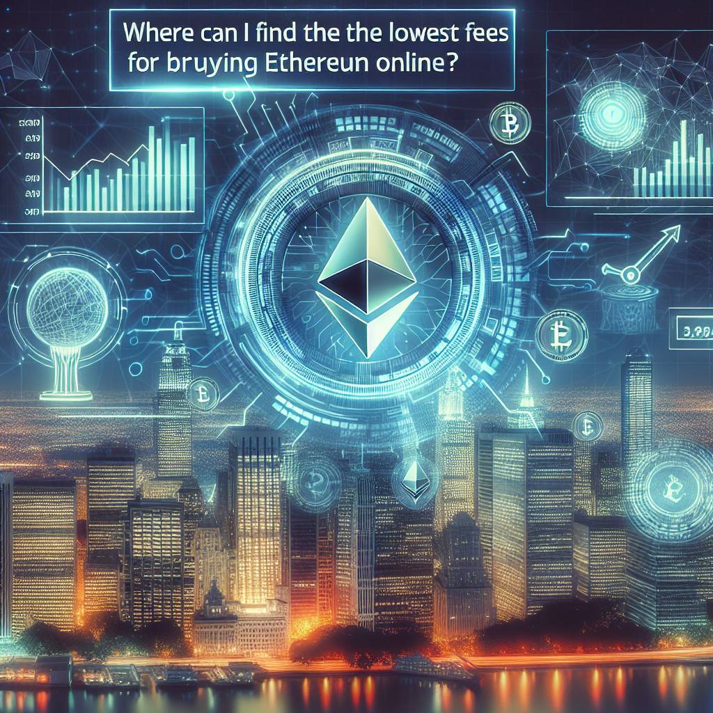Where can I find the lowest fees for buying ether online?