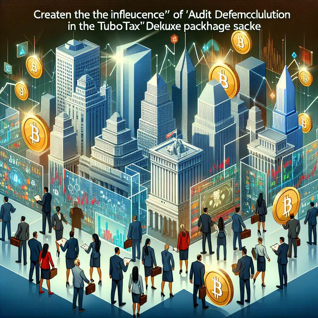 What is the impact of including audit defense in the TurboTax Deluxe package on cryptocurrency investors?