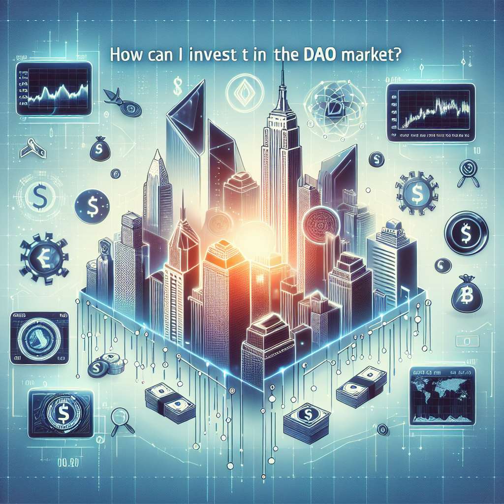 How can I invest in the DAO market?