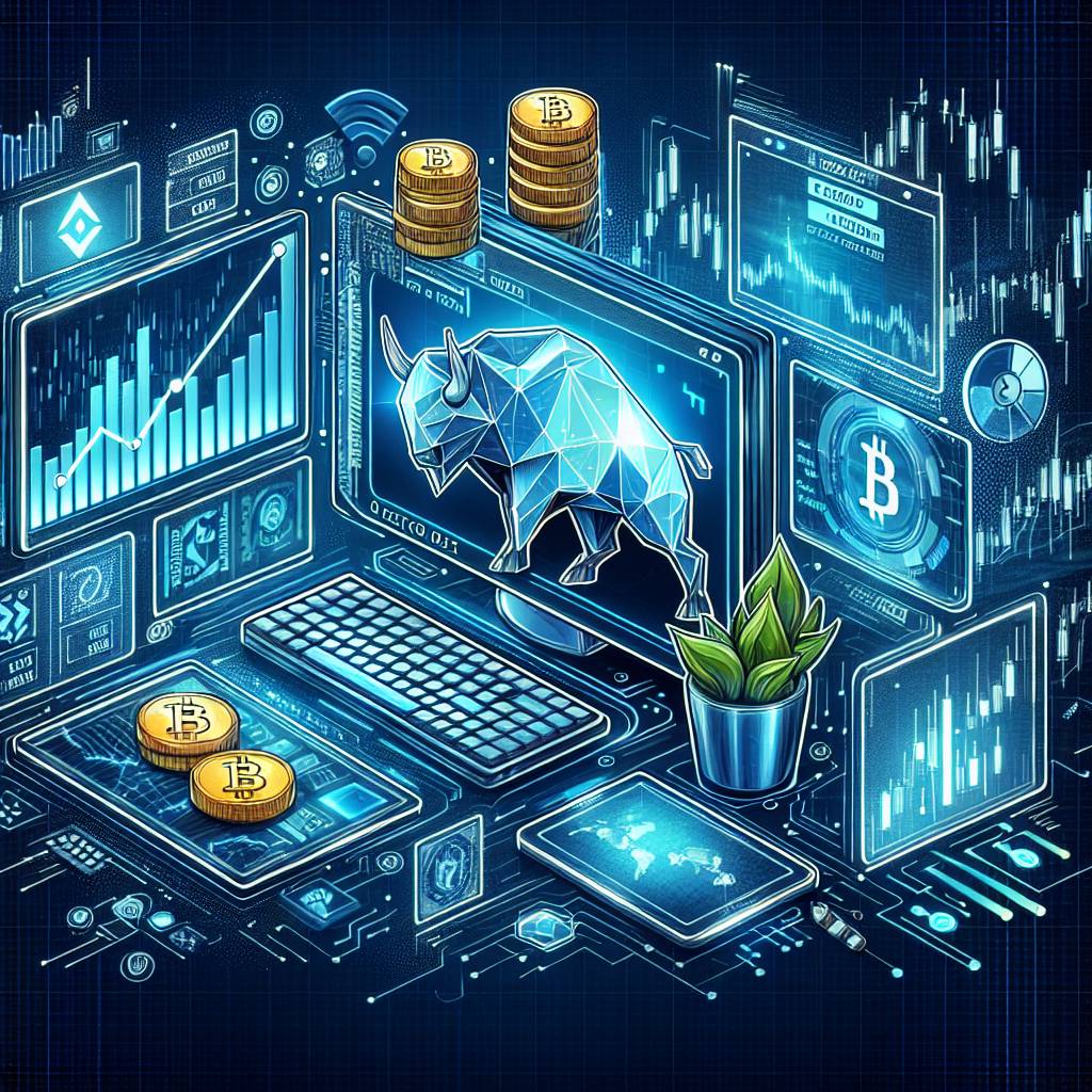 What tools or platforms offer live candlestick charts for monitoring crypto market trends?