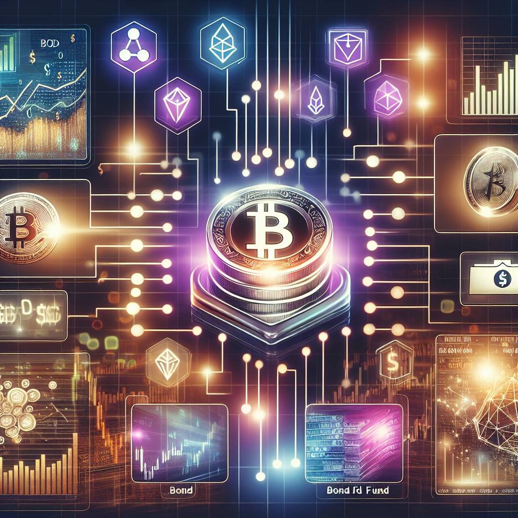 Are there any correlations between the bond market and the price movements of popular cryptocurrencies?