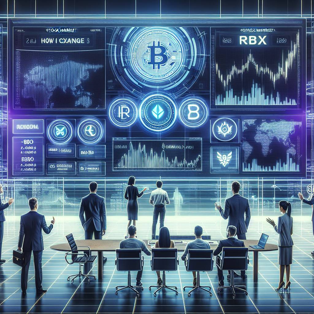 How can I exchange rbx for other cryptocurrencies?