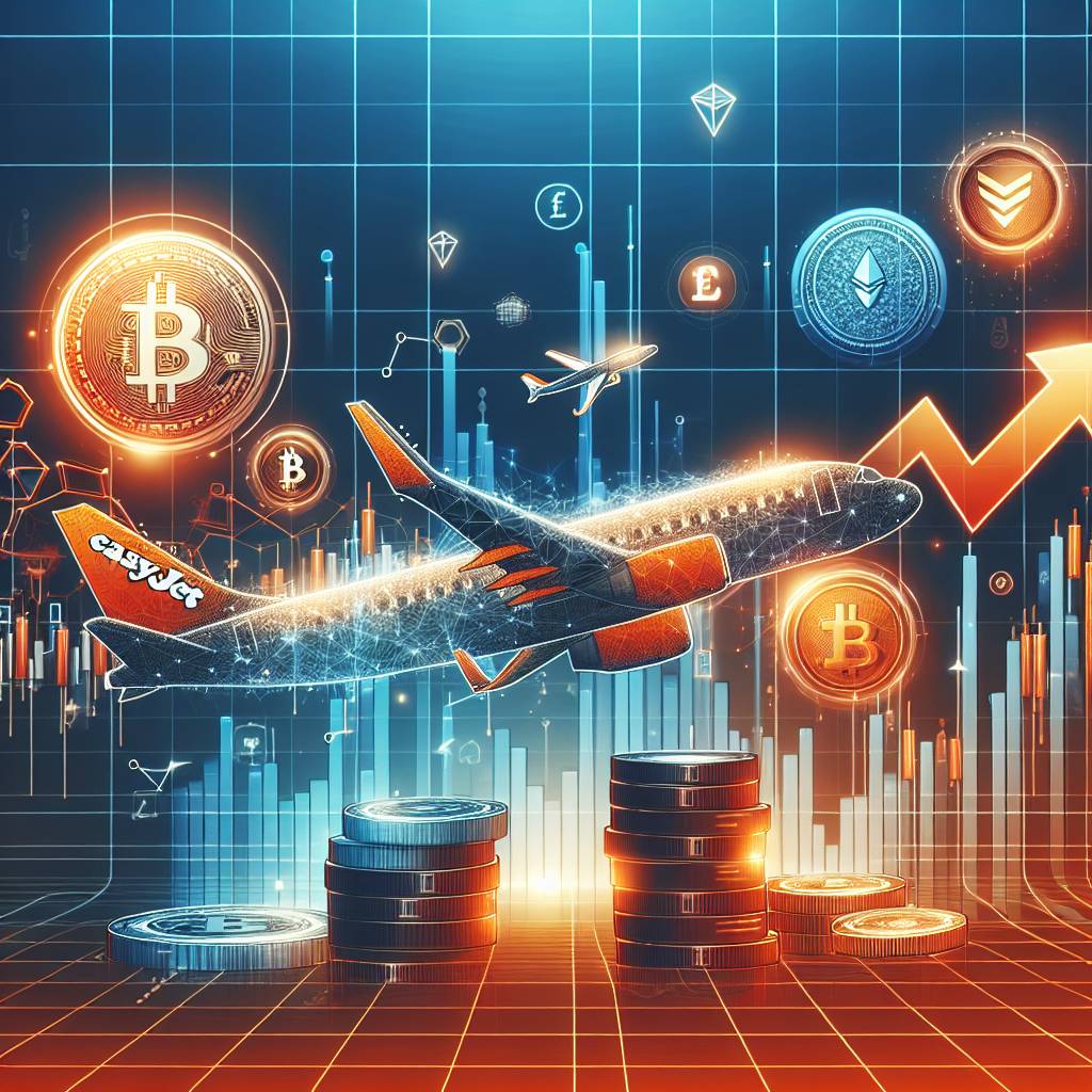 How does easyJet stock affect the value of digital currencies?