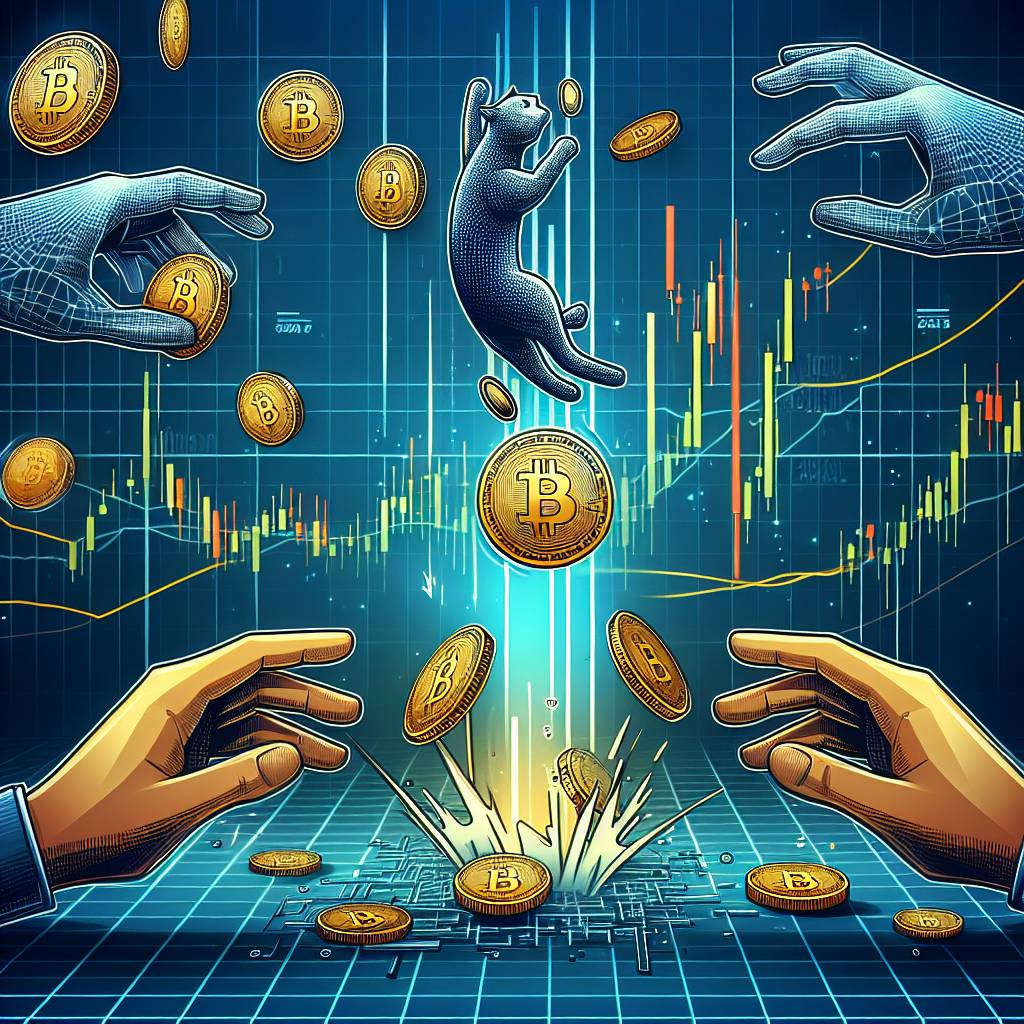 What are some strategies to identify and take advantage of dead cat bounces in the cryptocurrency market?