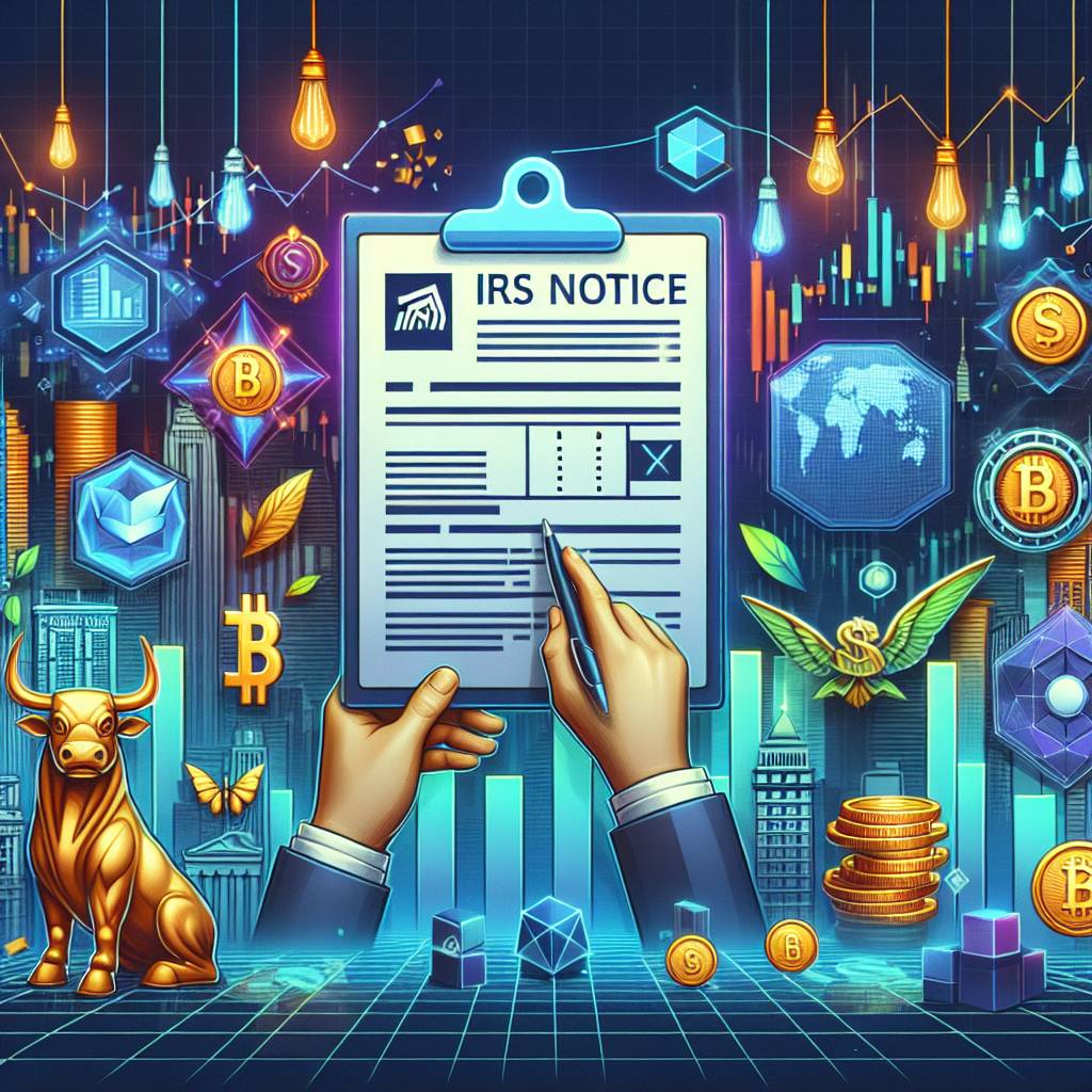 What are the tax implications of receiving an IRS first B notice for cryptocurrency transactions?