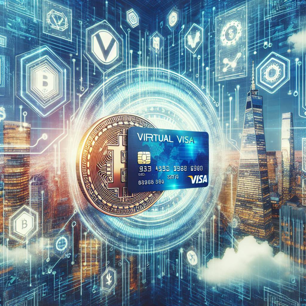 What are the advantages of using a virtual Visa card for making cryptocurrency transactions?