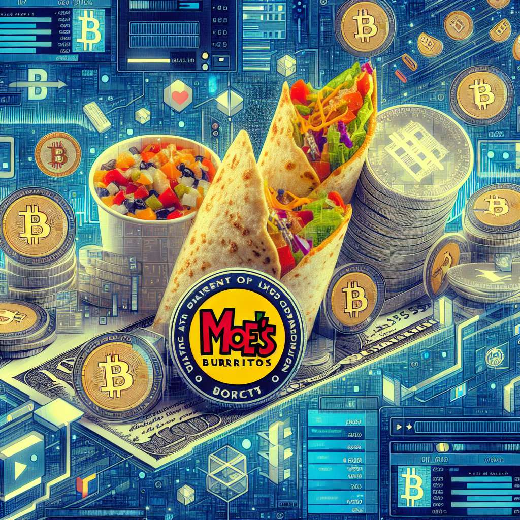 Are there any digital currencies that offer discounts on Moe's burritos?