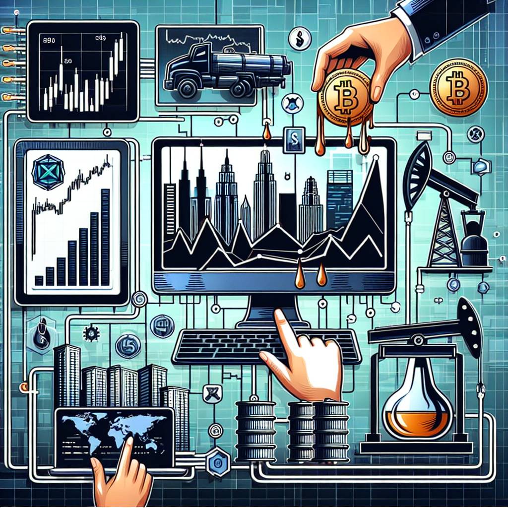 How can I invest in digital assets linked to crude oil derivatives?