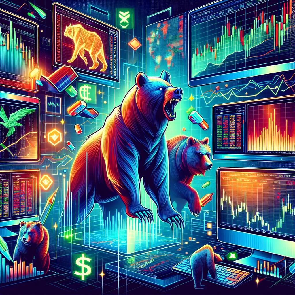 What are the risks and rewards of using bear spread call options in the cryptocurrency market?