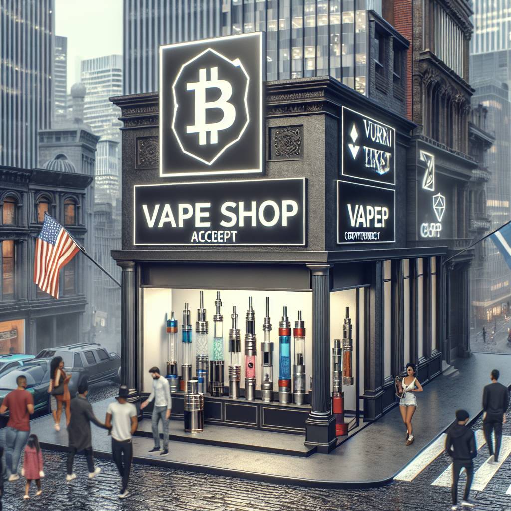 Where can I find a vape shop that accepts cryptocurrency near me?