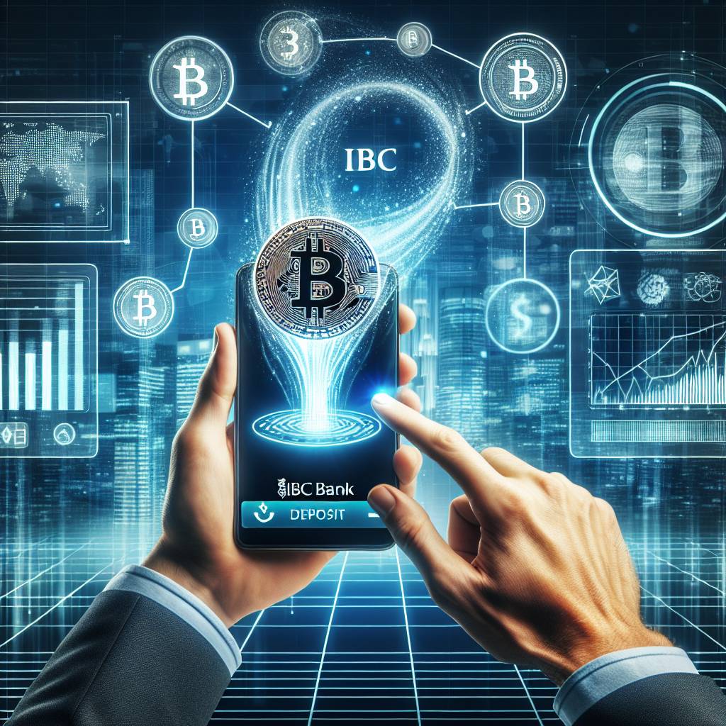 What is the best way to deposit Bitcoin into my IBC Bank mobile account?