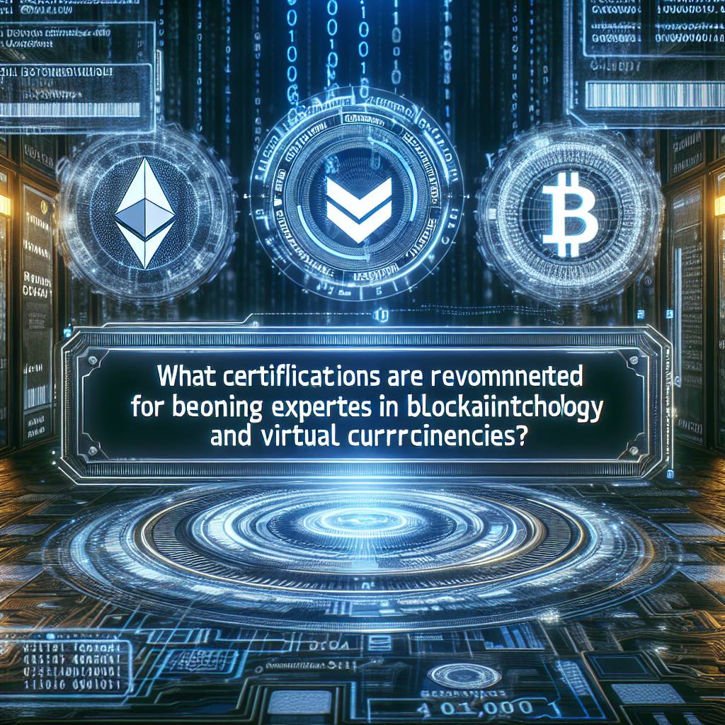 What certifications are available for blockchain masters?