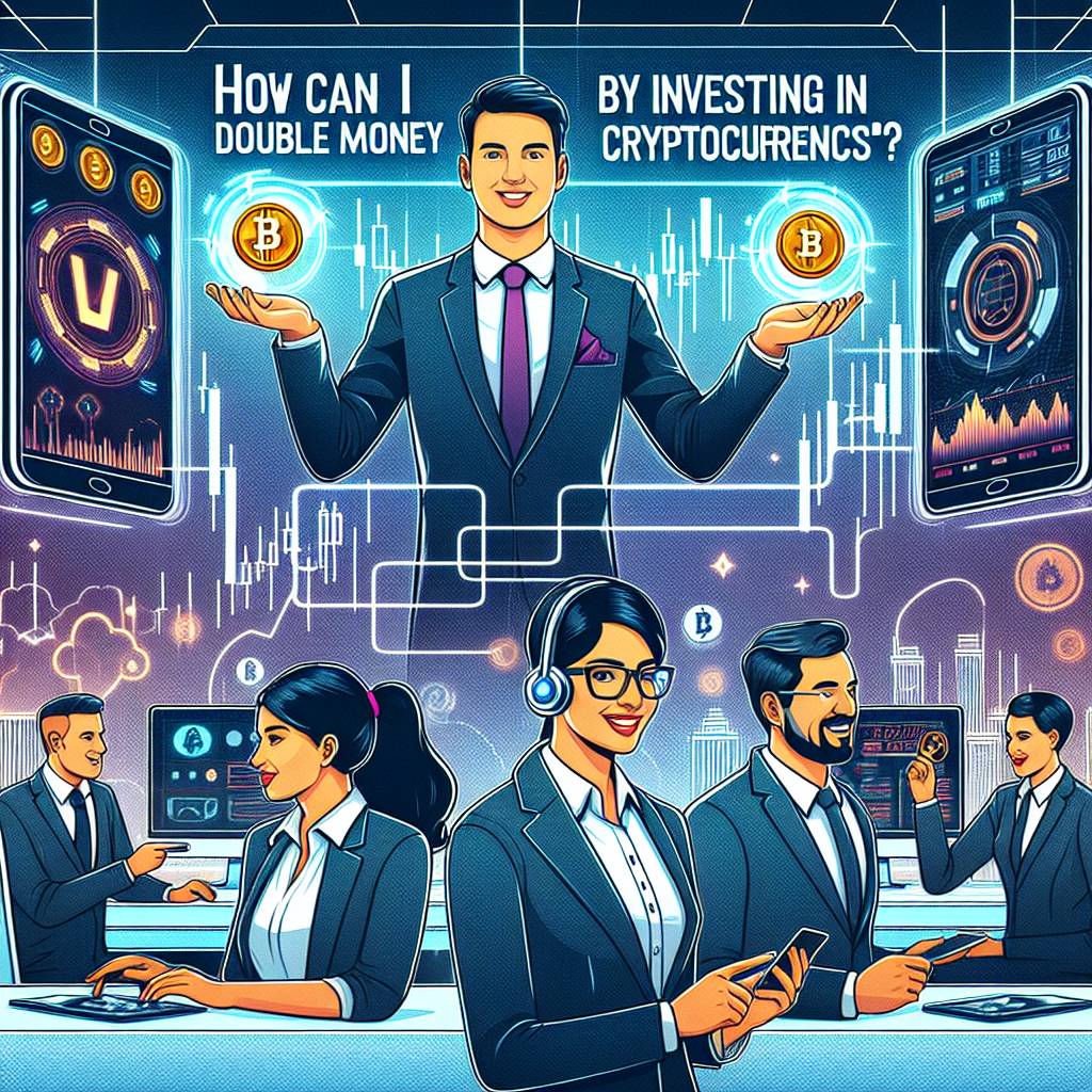 How can I double my money by investing in cryptocurrencies?