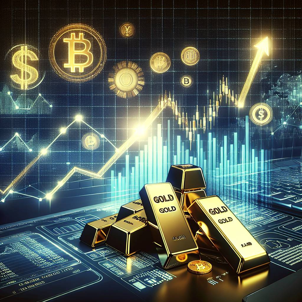 What are the potential implications of a rising spot price of gold for the cryptocurrency industry?