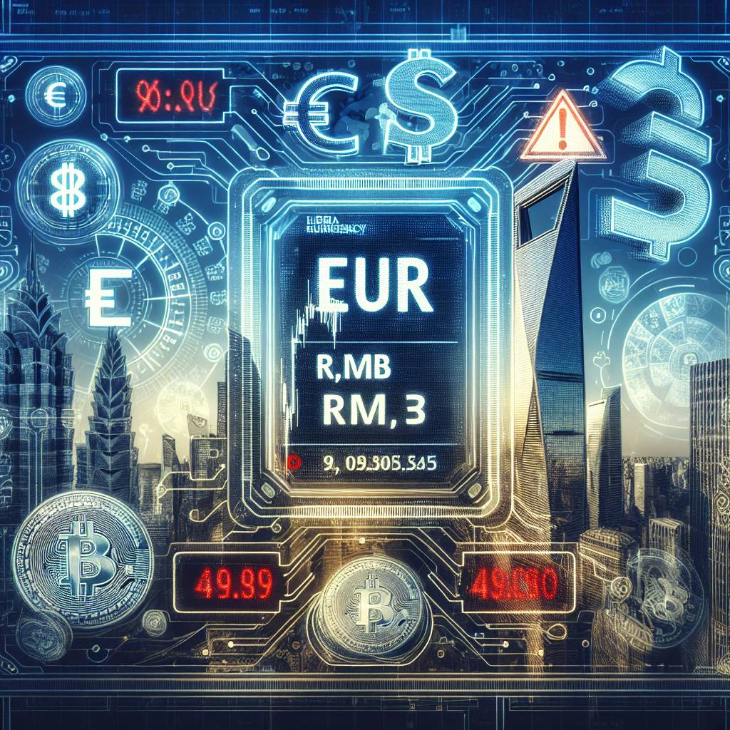 What are the potential risks of converting EUR to RMB using digital currency?