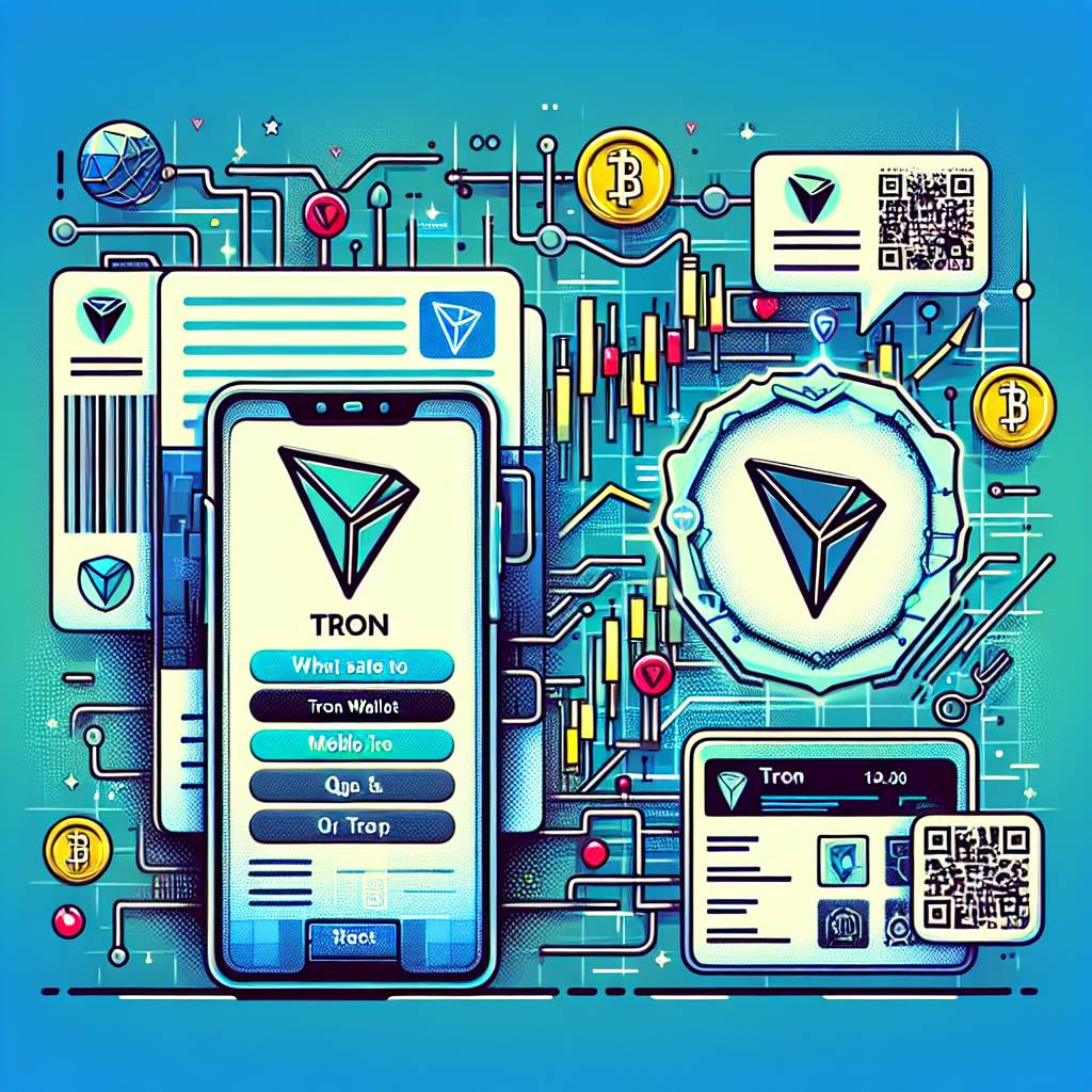 What are the steps to set up a Tron cryptocurrency wallet on my mobile device?