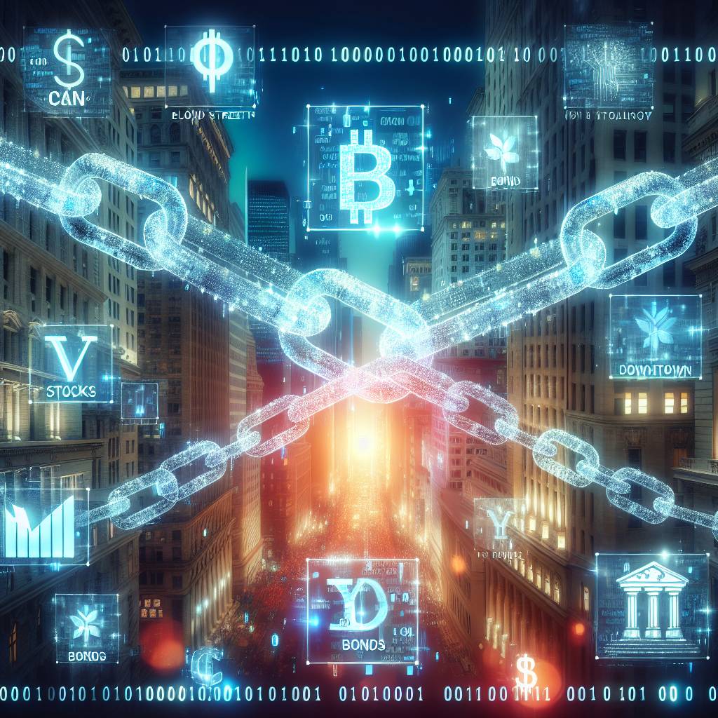 How does blockchain technology impact the efficiency of bond trades?