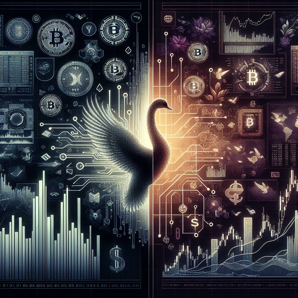 How can a black swan event affect the value of cryptocurrencies?