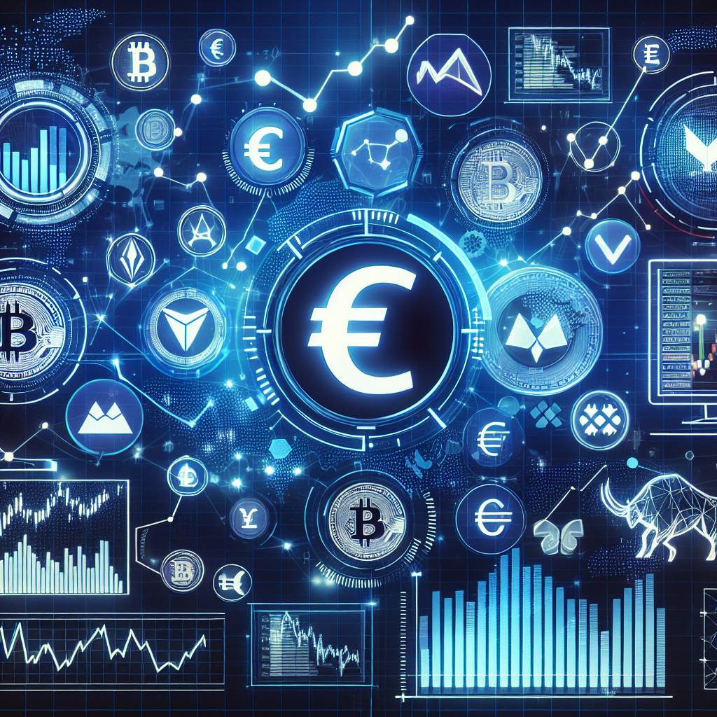 Which cryptocurrencies are most affected by fluctuations in the euro to dollar conversion rate?