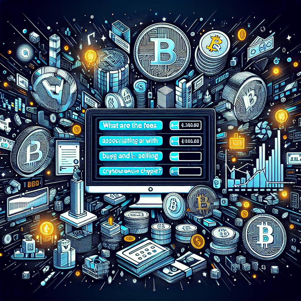 What are the fees associated with buying and selling cryptocurrencies on Bison Trails?