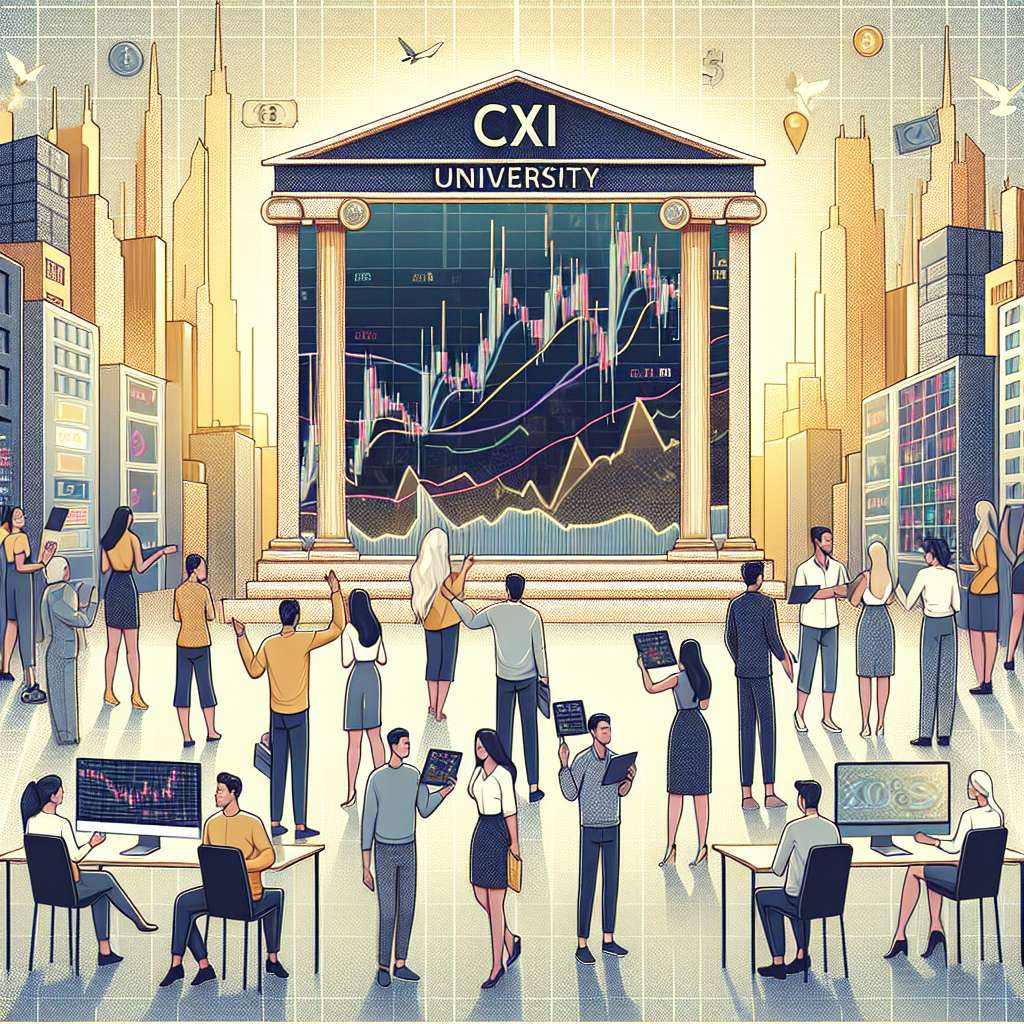 How does CXI University help individuals understand the complexities of the cryptocurrency market?