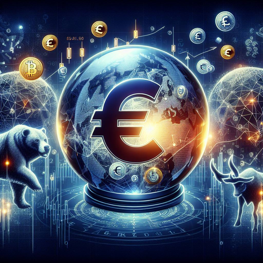 Can the rate of the euro be used to predict future trends in the cryptocurrency market?