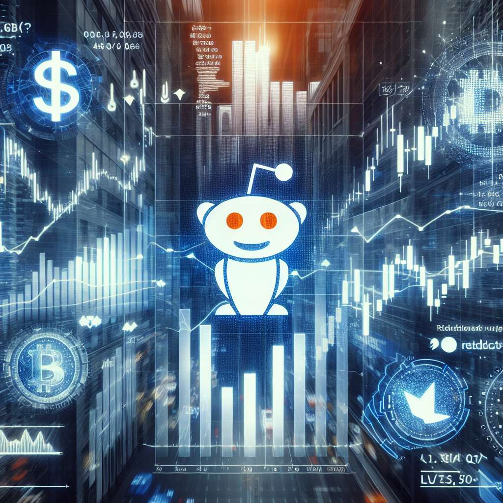 Which cryptocurrency stocks are being discussed the most on Reddit?