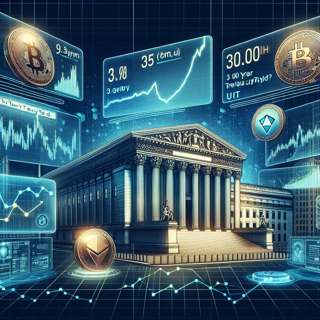 How does the 30 yr US Treasury rate affect the demand for digital currencies?