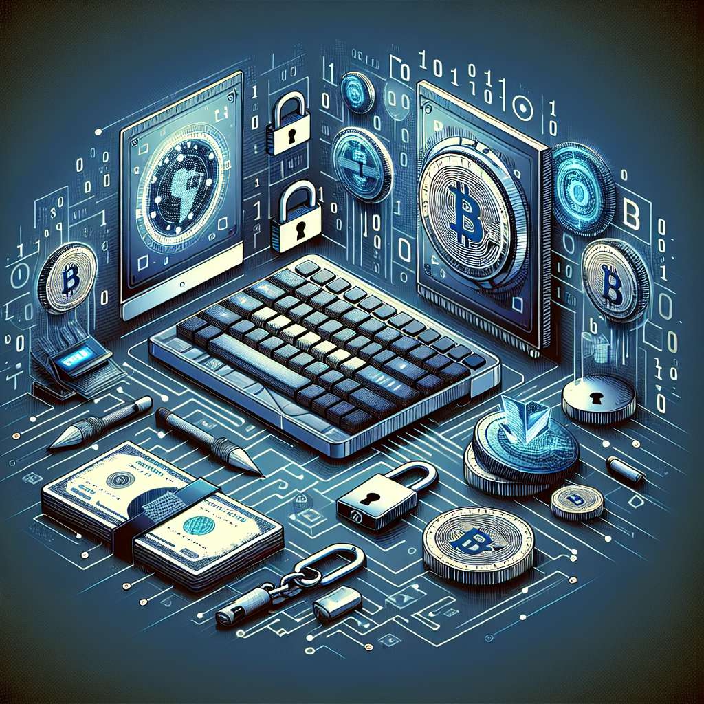 How can I securely conduct online cryptocurrency transactions?