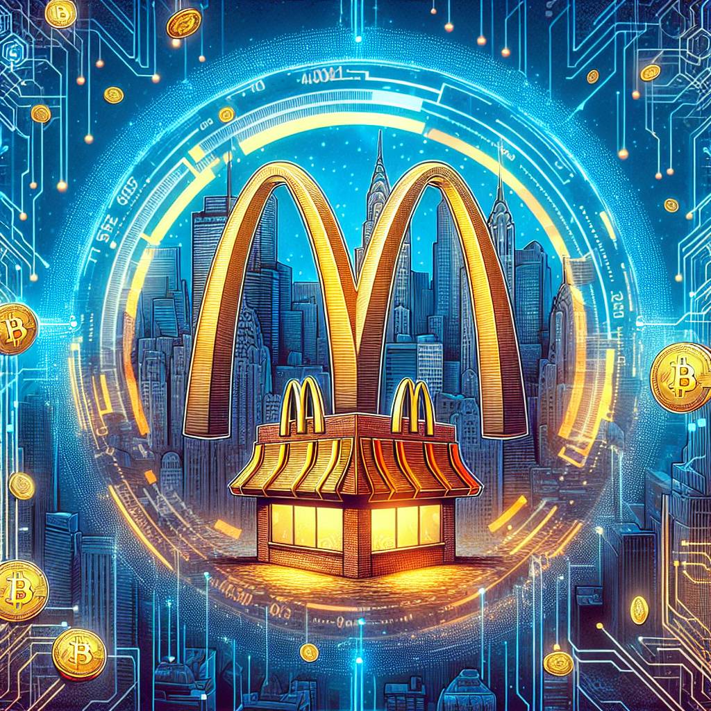 What are the benefits of using cryptocurrencies for owners of McDonald's now?