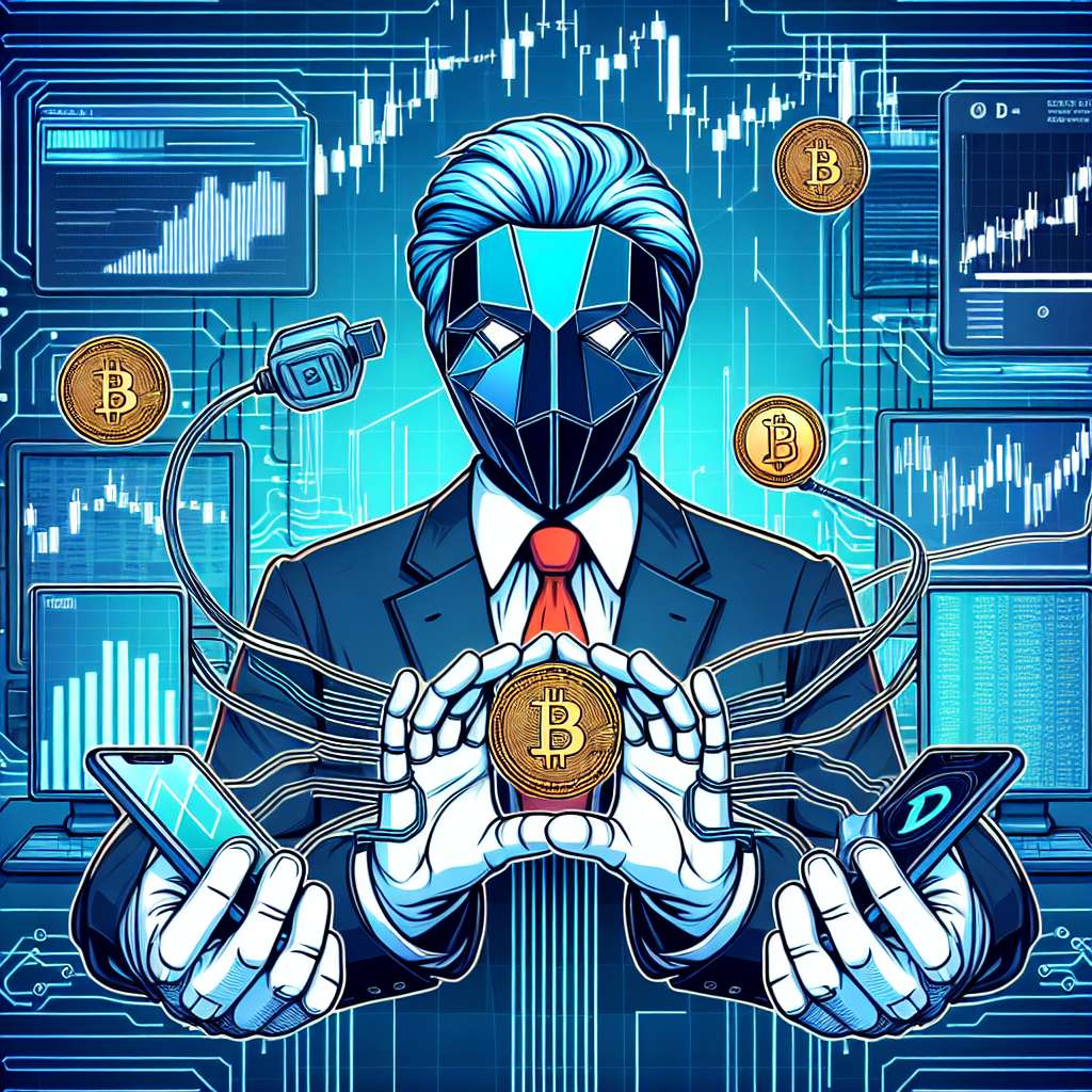 How can I invest in cryptocurrencies with a rising stock chart?