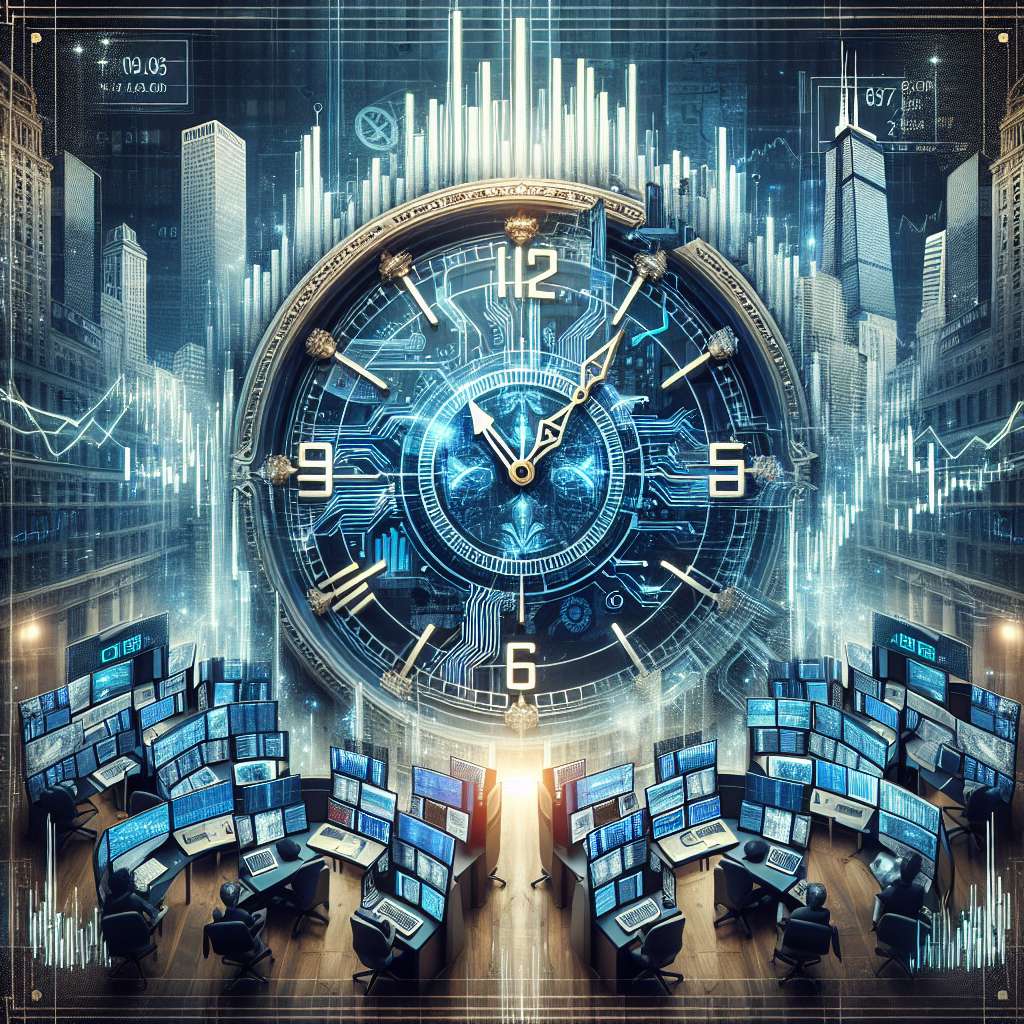 What are the opening and closing times for the cryptocurrency market?