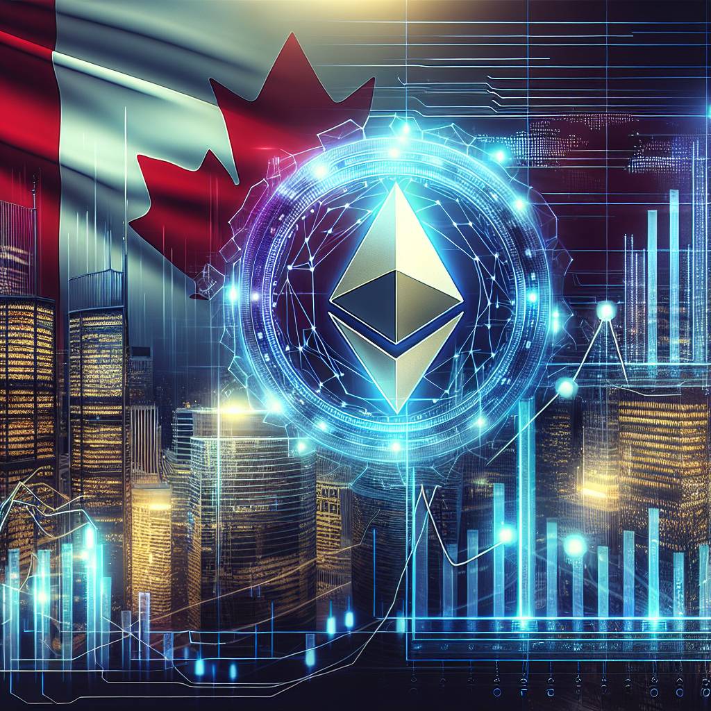 How does the price of Ethereum in Canada compare to other cryptocurrencies?