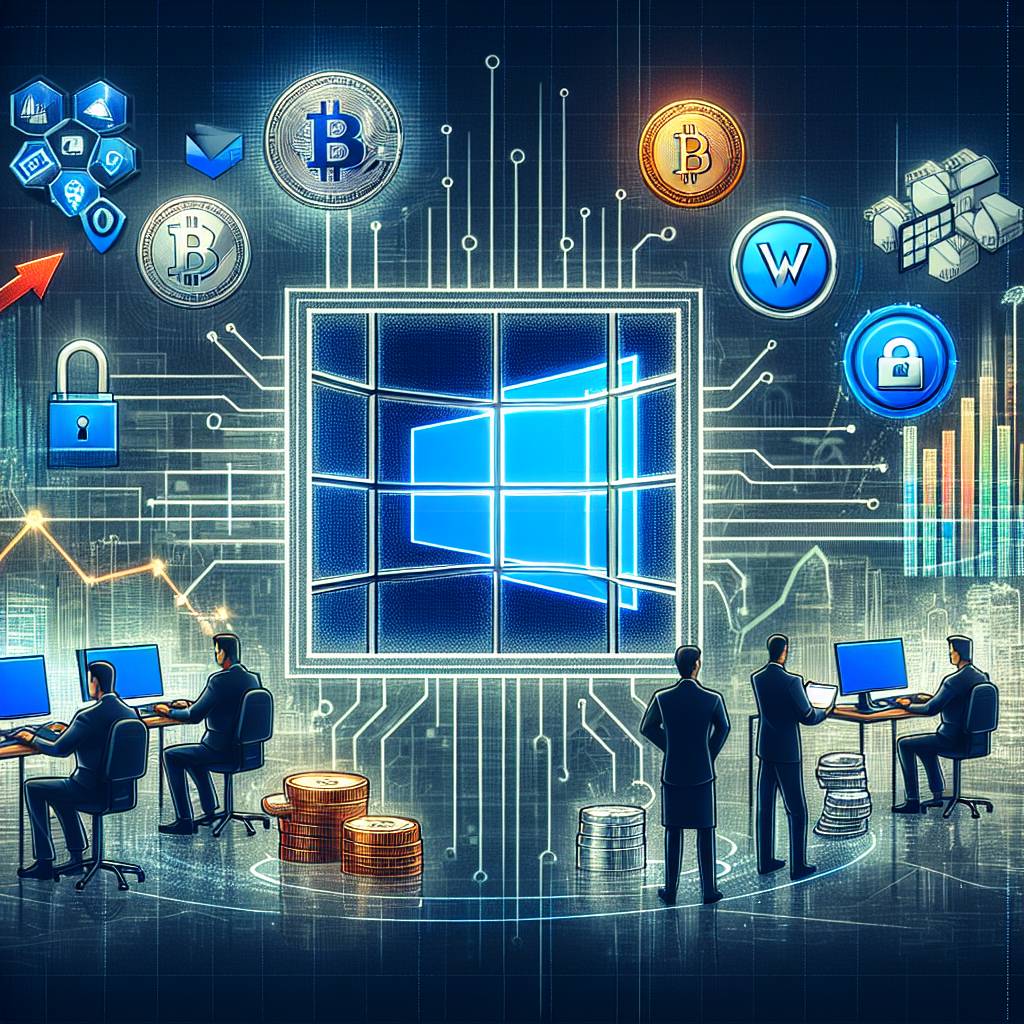 How can I use the TWC Windows 10 app to track my cryptocurrency portfolio?