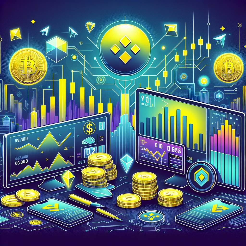 Which colors are used to indicate selling and buying on Binance?