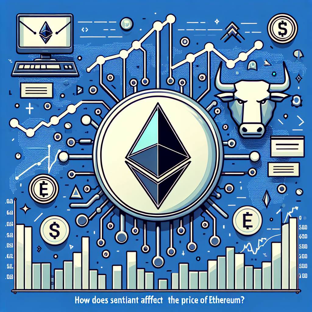 How does trader sentiment affect the price of Ethereum?