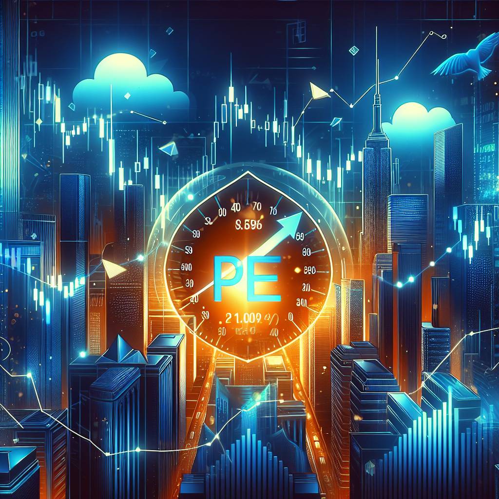What is the current P/E ratio by sector in the cryptocurrency industry?
